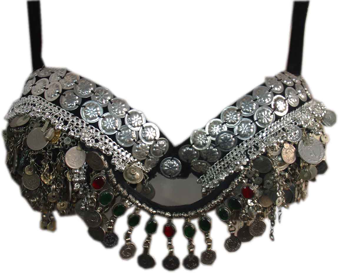 Copper Coin Belly Dance Bra Top - At